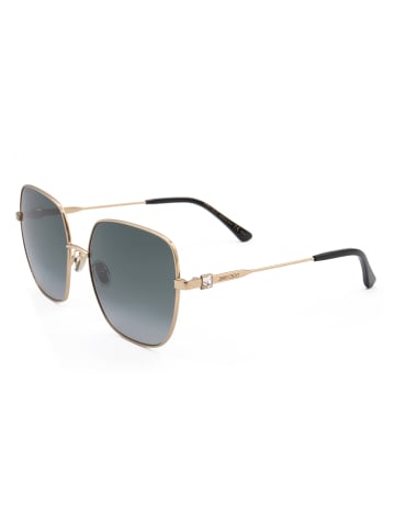 Jimmy Choo Damen-Sonnenbrille in Blau/ Gold