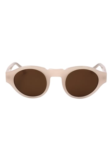 Dries Van Noten Damen-Sonnenbrille in Beige/ Braun