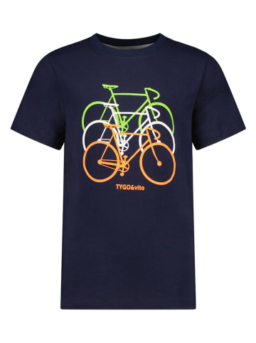 Tygo & Vito Shirt "Bikes" donkerblauw