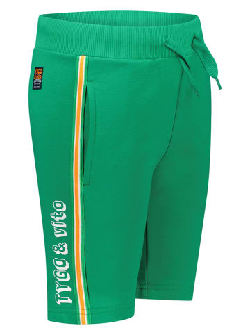Tygo & Vito Sweatshorts in Grün