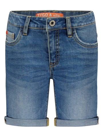 Tygo & Vito Jeans-Shorts in Blau