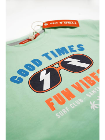 Tygo & Vito Shirt "Fun vibes" in Grün