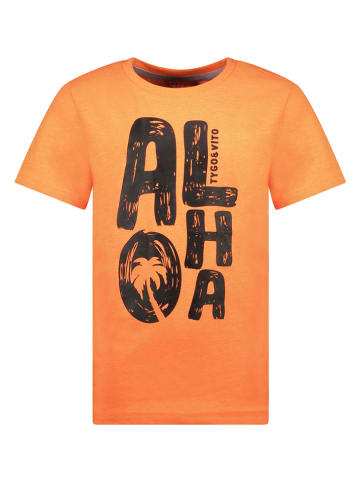 Tygo & Vito Koszulka "Aloha" w kolorze pomarańczowym