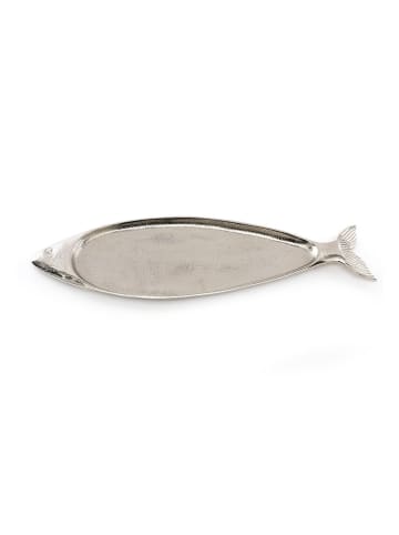 SiL Interiors Servierplatte in Silber - (L)59 x (B)17 cm