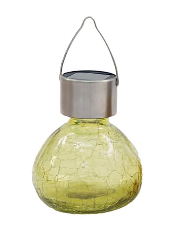 SiL Interiors 3er-Set: Solarleuchten in Grün/ Creme/ Orange - (H)11,5 cm