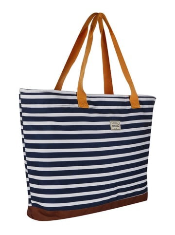 Regatta Strandtasche "Stamford" in Dunkelblau/ Weiß