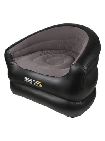 Regatta Opblaasbare bank zwart - (B)75 x (H)80 x (D)70 cm