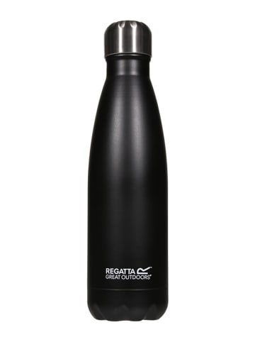 Regatta Edelstahl-Trinkflasche in Schwarz - 500 ml