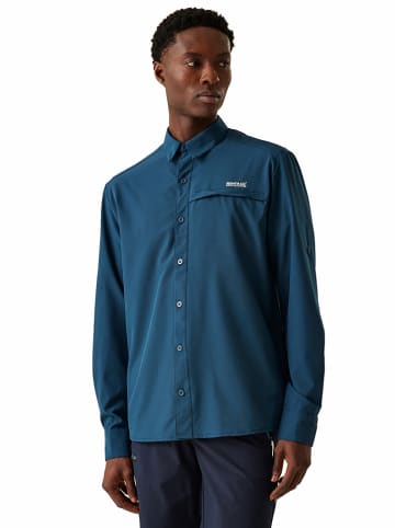 Regatta Functionele blouse "Travel Packaway" donkerblauw
