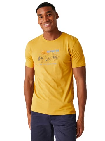 Regatta Koszulka "Cline VIII" w kolorze żółtym