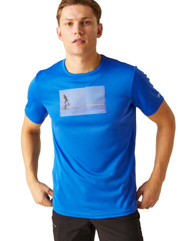 Regatta Funktionsshirt "Fingal Slogan III" in Blau