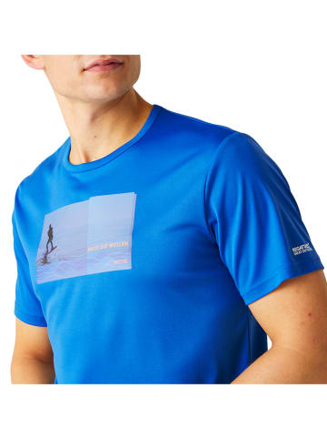 Regatta Functioneel shirt "Fingal Slogan III" blauw