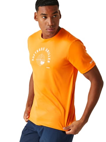 Regatta Functioneel shirt "Fingal Slogan III" oranje