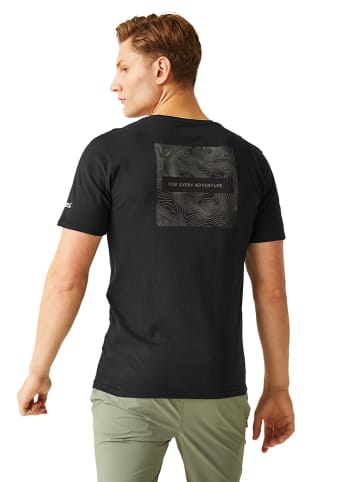 Regatta Koszulka funkcyjna "Breezed IV" w kolorze czarnym