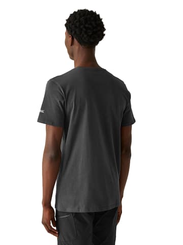 Regatta Koszulka funkcyjna "Breezed IV" w kolorze antracytowym