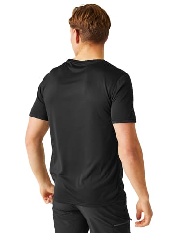 Regatta Koszulka funkcyjna "Fingal" w kolorze czarnym