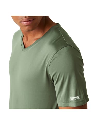 Regatta Koszulka funkcyjna "Fingal" w kolorze khaki