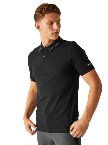 Regatta Funktionspoloshirt "Forley" in Schwarz