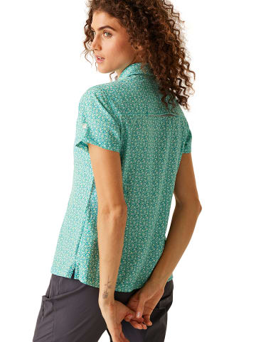 Regatta Functionele blouse "Travel Packaway" turquoise