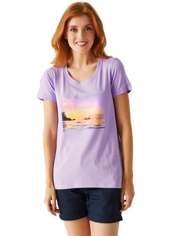 Regatta Koszulka "Filandra VIII" w kolorze fioletowym