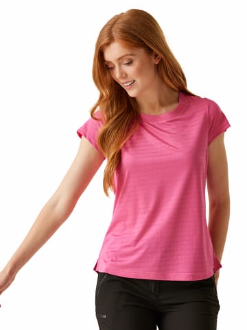 Regatta Koszulka sportowa "Limonite VII" w kolorze różowym