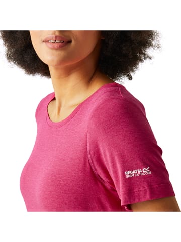 Regatta Koszulka sportowa "Ballyton" w kolorze różowym