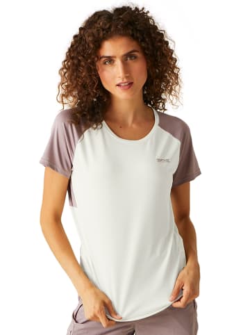 Regatta Koszulka sportowa "Emera" w kolorze biało-jasnoróżowym