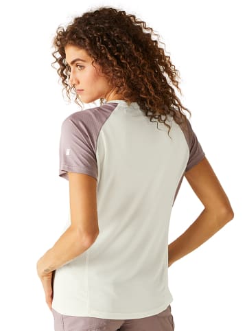Regatta Koszulka sportowa "Emera" w kolorze biało-jasnoróżowym