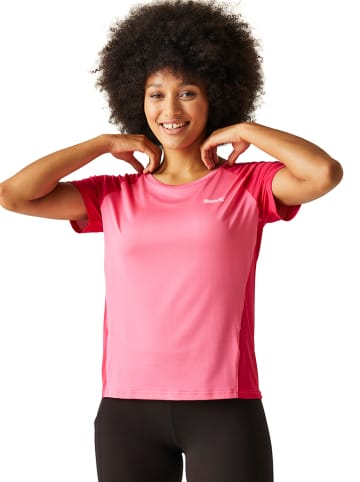 Regatta Koszulka sportowa "Emera" w kolorze różowym