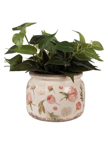 Clayre & Eef Blumentopf in Beige - (H)15 x Ø 20 cm