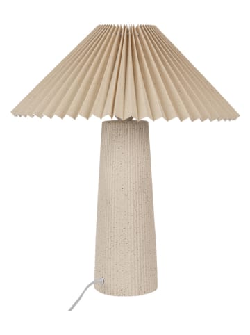 Clayre & Eef Tafellamp beige - (H)42 x Ø 36 cm