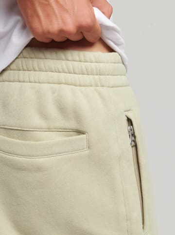 Superdry Spodnie dresowe w kolorze beżowym