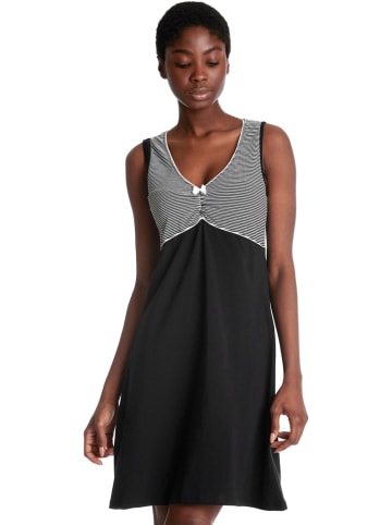 Pussy Deluxe Sukienka w kolorze czarno-białym