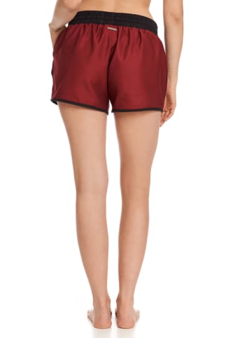 Pussy Deluxe Badeshorts "Lovers" in Bordeaux/ Schwarz
