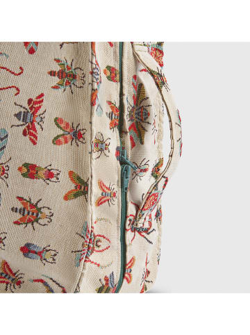 Folkifreckles Tasche "Bees" in Creme/ Bunt - (B)36 x (H)11 x (T)25 cm