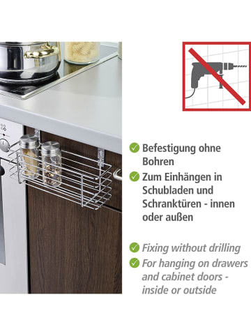 Wenko Hangmand zilverkleurig - (B)24 x (H)11,5 x (D)10 cm