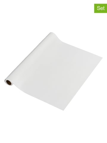 Wenko 2-delige set: antislipmatten "Noppen" wit - (L)150 x (B)50 cm