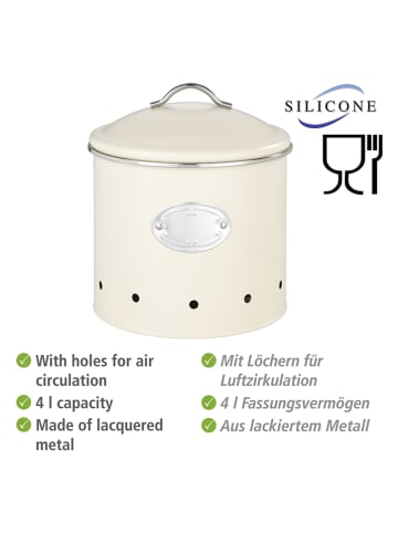 Wenko Voorraaddoos "Nero" beige - 4 l