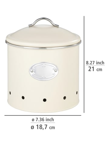 Wenko Aufbewahrungsdose "Nero" in Beige - 4 l
