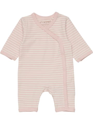 Fixoni Overall in Rosa/ Beige