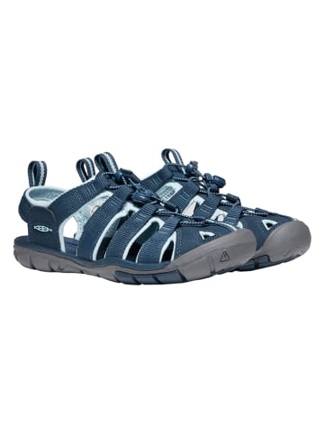 Keen Enkelsandalen "Clearwater" lichtblauw/donkerblauw
