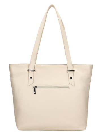 Wojas Leder-Schultertasche in Beige - (B)40 x (H)31 x (T)11 cm