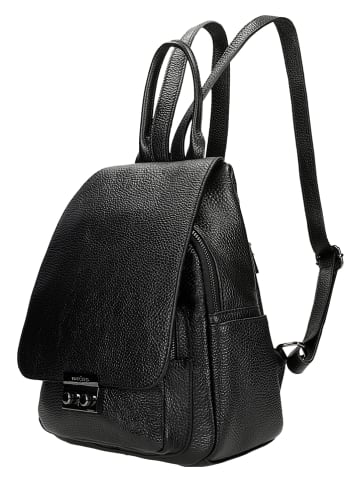 Wojas Skórzany plecak w kolorze czarnym - 30 x 23 x 10 cm