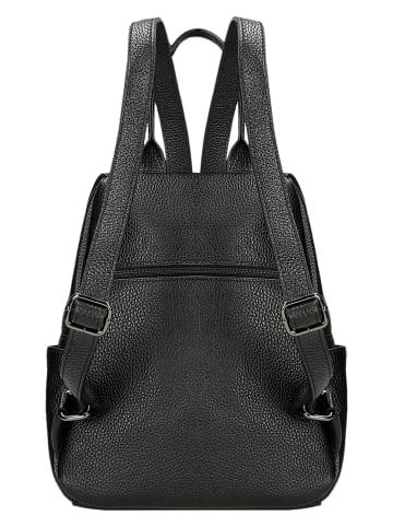 Wojas Skórzany plecak w kolorze czarnym - 30 x 23 x 10 cm