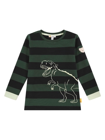 Steiff Sweatshirt zwart/groen