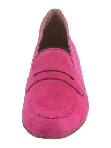 Gabor Leren mocassins roze