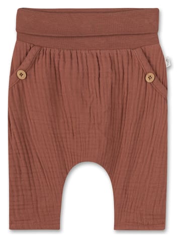Sanetta Kidswear Spodnie w kolorze brązowym