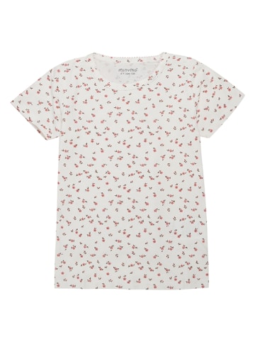 Minymo 2er-Set: Shirts in Creme/ Pink