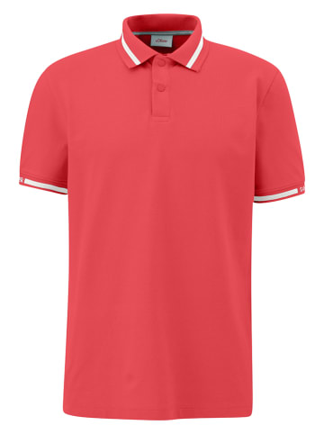 S.OLIVER RED LABEL Poloshirt in Rot