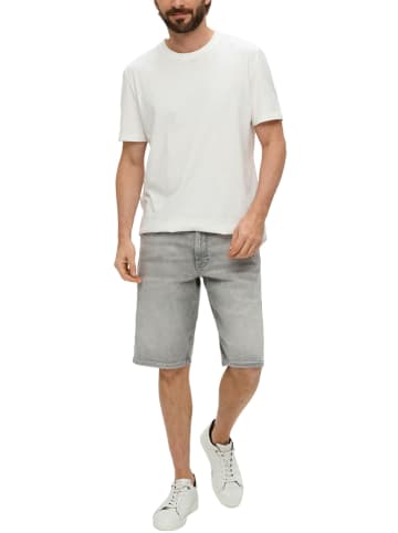 S.OLIVER RED LABEL Jeans-Shorts in Grau